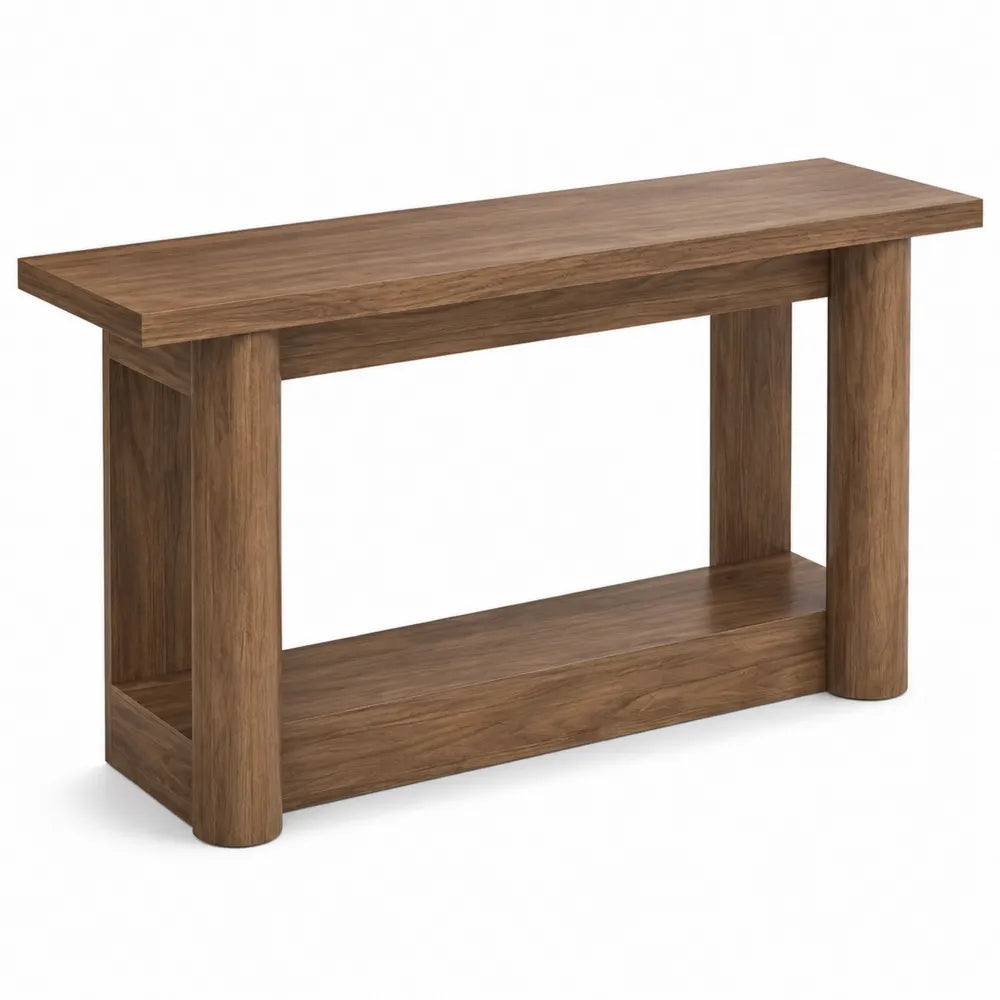 Consolle Rettangolare in Legno Ingenerale Marrone 120x40x75 cm